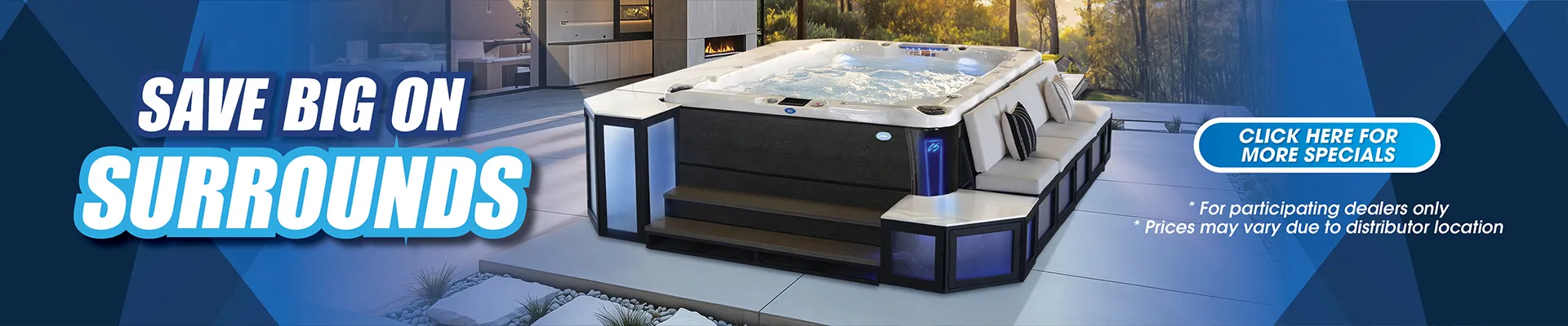 Calspas hot tub being used in a family setting - Waukesha