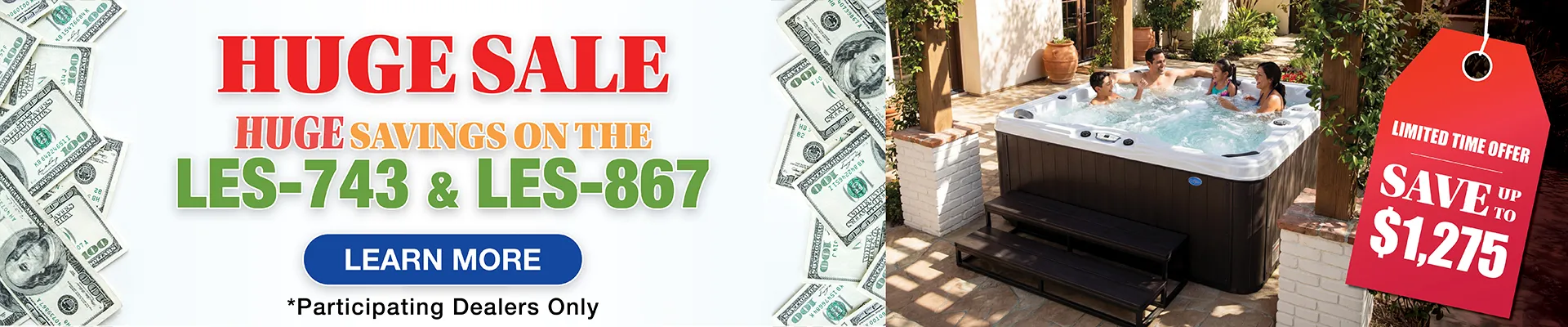 Calspas hot tub being used in a family setting - Waukesha